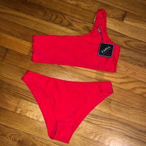 Red Zaful bikini